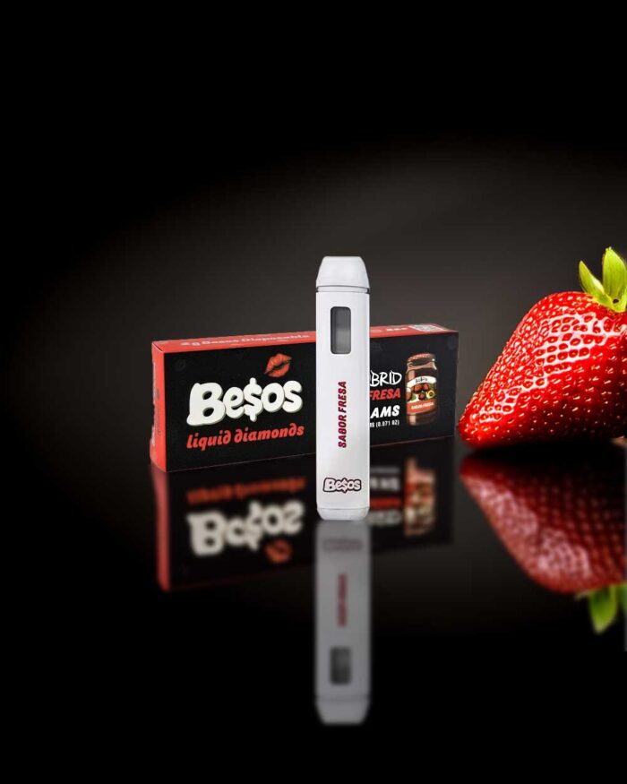 Sabor Fresa Besos Cart - 2G Hybrid Besos Disposable Vape