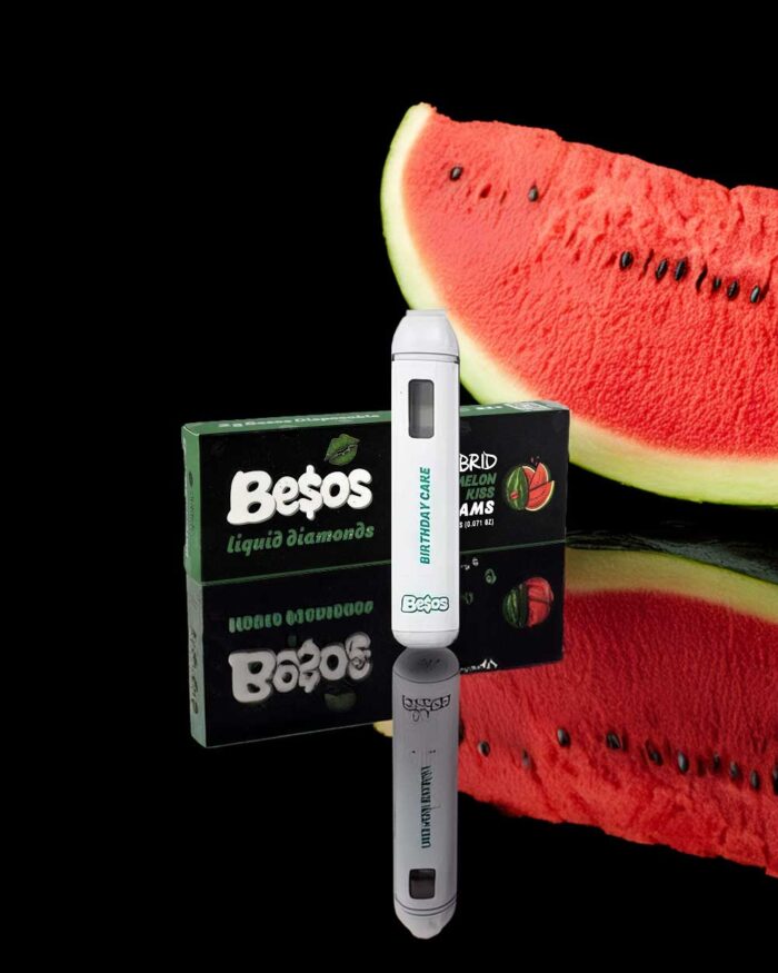 Watermelon Kiss Besos Cart - 2G Hybrid Besos Disposable Vape